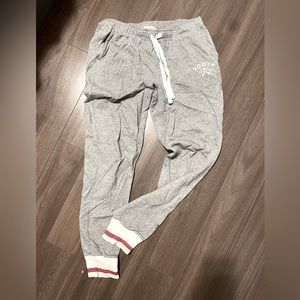 Grey Drawstring Roots Joggers